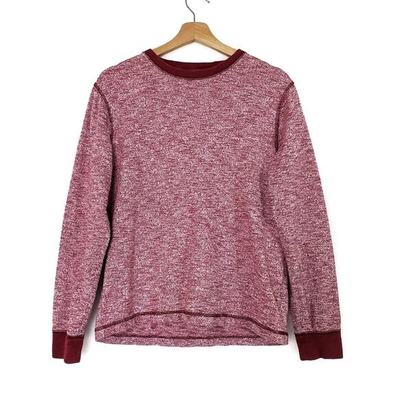 Tommy Hilfiger | Heathered Red Contrast Sweatshirt - Picture 1 of 5
